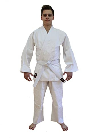 Budodrake Aikido Anzug Schnürbund Traditional weiß 160
