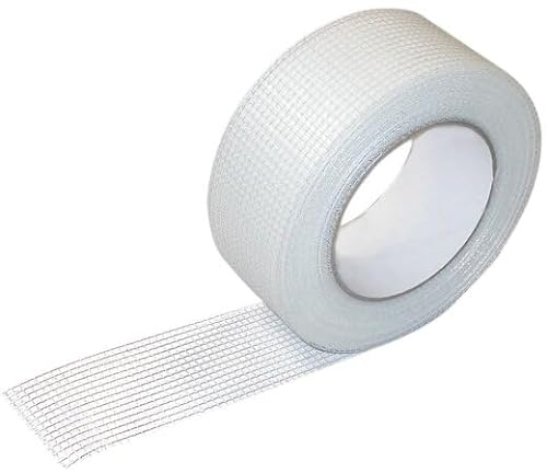 1 rouleau (90meter) Grille bande de tissu ruban de jointoiement Tissu autocollant 50 mm 51985090