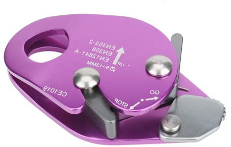 Aviation Aluminium Climbing Descender Self-Braking Stop Kletterseil Greifer Stopper Peak Gear für Bergsteigen