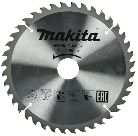 MAKITA D-64967 - Disco tct 190/30/40t madera
