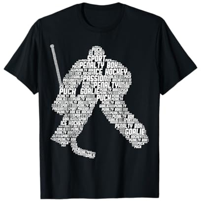 Ice Hockey Goalkeeper Ice Hockey Player Boys Men Children T-Shirt