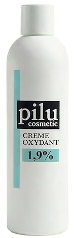 pilu cosmetic Creme Oxydant 1,9% I 1000 ml Wasserstoffperoxid Entwickler für Haarfarbe, Haartönung, Blondierung & Abmattierung I Sanft & schonend I h2o2 Cream Developer für oxidative Haartönungen