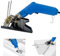 Styroporschneider,200W Styroporschneider Heißdrahtschneider mit Kühlsystem,4 Nichrom Klingen, 0-600℃ Schnelles Aufheizen für Seil Stoff Schaum Plastik Schwamm