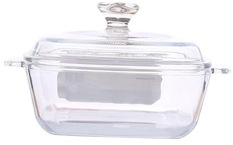 Ciieeo Speiseschüssel Mit Deckel Hitzebeständiges Gehärtetes Glas Mikrowellengeeignet Spülmaschinenfest Aufbewahrungsschüssel Weiß Für Den Hausgebrauch