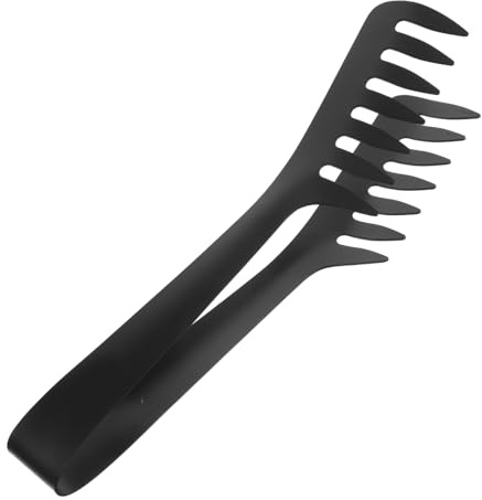Luxshiny Pinzas Inoxidable para Servir Espaguetis y Pasta Utensilio de Cocina para Ensaladas y Alimentos de Usar y Limpiar Diseño Ergonómico y Duradero