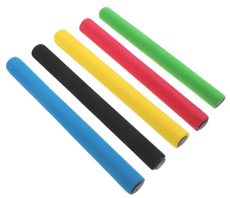 JHKNNK Bastones de Relevos de Espuma Diseño Ergonómico para, 5 Piezas para Competencias Escolares y Deportes de Equipo en Exteriores