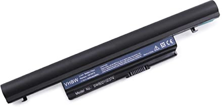 vhbw 1x batteria compatibile con Acer Aspire 5745 Serien, 5745DG-5462G50Mnks, 5745G, 5745P, 5745PG notebook (4400mAh, 11,1V, Li-Ion)