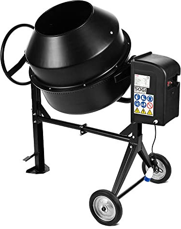 SOGI BEM-200 – Bétonnière électrique de 200 litres, 900 W