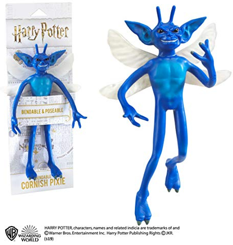 The Noble Collection Bendable Cornish Pixie Figure Officially Licensed 7in (18 cm) Harry Potter Bendable Toy Posable Collectable Chamber of Secrets Doll Figure - for Kids & Adults