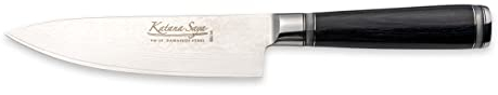 Katana Saya Pakkawood 15cm Chef's Knife, 67-Layer VG-10 Damascus Stainless Steel, Black Pakkawood Handle