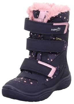 Superfit Mädchen CRYSTAL Boot, Schnestiefel, BLAU/ROSA 8000, 26