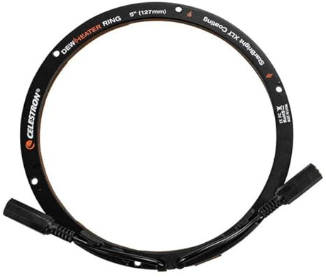 Celestron – Dew Heater Ring – Aluminum Dew Prevention – Compatible 5” Schmidt-Cassegrain Telescope Black