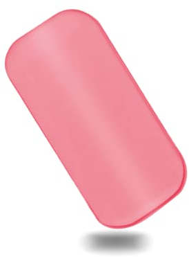 Silikon Wimpern Pads, Silikon Wimpern Halter Pad, Wimpernverlängerung Halter, Falsche Wimpern Halter Pads Palett, Wiederverwendbare (Rosa)