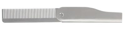 Edelstahl Bartkamm Für Männer Ergonomisches Pflegewerkzeug Zum Stylen Und Formen Faltbarer Bartkamm Mit Breiten Zähnen
