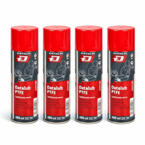 Datacol Datalub PTFE Spray 400 ml – Protege, cuida y aísla de Forma Duradera con Buen Efecto Deslizante en Piezas de plástico, Goma y Metal en el Interior y Exterior del vehiculo (1)