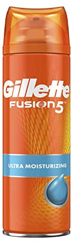 Gillette Fusion5 Ultra Moisturising Shaving Gel For Men, 200 ml, Soothes & Protects Sensitive Skin Leaving It Clean & Comfortable