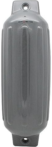 Extreme Max 3006.7557 BoatTector Inflatable Fender - 8.5 x 27, Gray