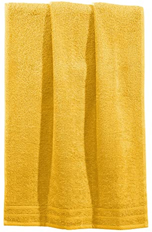 Erwin Müller Handtuch Heidelberg 100% Baumwolle gelb Größe 50x100 cm - saugstark, gut trocknend, kompakt, leichte Qualität - ideal für Sport, Strand, Reisen (weitere Farben)