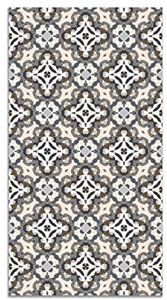 Panorama Alfombra Vinílica Cocina Baño - Modelo Hidráulico Oriental Gris 160x230 cm - Varios tamaños - Decoración Hogar
