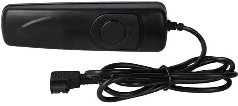 vhbw Disparador Remoto a Distancia, Cable Compatible con Sony Alpha SLT-A33, SLT-A33L, SLT-A33Y cámara, 1 m, liberación en 2 Pasos