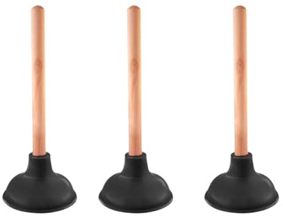 PNJB Toilet Plunger and Unblocker, Unclogger Tool for Toilet, Compact and Lightweight, Space Saving, Ideal for Home and Commercial Use, (3PCS)