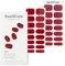 SnailCure Semi Cured Gel Nail Strips [Shaped Fit +] - 30 Pcs, Glossy Real Gel Polish Wraps, Long-Lasting, Vegan & Cruelty-Free, Chip-Resistant Manicure, Easy to Apply, Lasts 14+ Days, UV Lamp Required