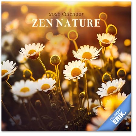 Grupo Erik: Calendario 2026 da Muro Natura | Calendario Mensile 2026-30x30cm, Planner 2026 - Mensile da Parete
