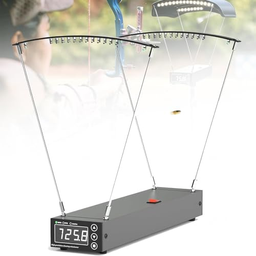 Shooting Speed ​​Tester, Precision Ballistic Chronograph, 5-6500 FPS / 1-2000 MPS Mätområde, Lätt Att Använda För Bågskytte Arrow Rifle Badminton Tennis