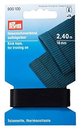 Prym Kick Tape Iron-on Black 16mm, One Size