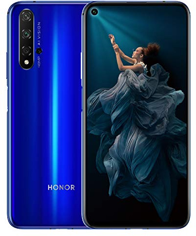 Honor 20 - Smartphone 128GB, 6GB RAM, Dual SIM, Sapphire Blue