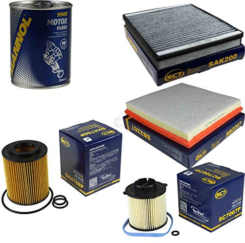 SCT Kit d'inspection avec filtre et rinçage moteur Flush 11595671