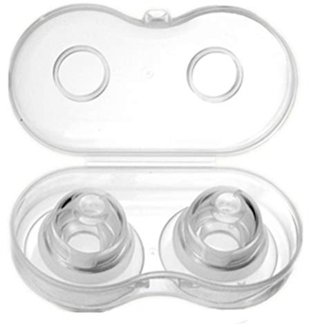 Nipple Corrector, 2Pcs/Set Silicone Nipple Aspirator Corrector Painless Nipple Sucker Puller Inverted Nipple Corrector for Maternal Breastfeeding Women