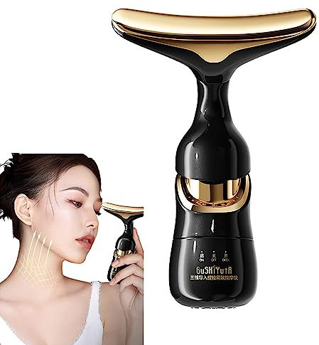 Appareil de levage du visage 3 en 1 avec double menton, appareil de massage facial à trois usages, levage et raffermissement du visage, masseur facial anti-âge pour le visage, les yeux, le cou