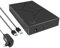 Comphic Boîtier de Disque Dur Externe SATA USB 3.0 pour Disque Dur ou SSD 3,5 Pouces - Adaptateur Secteur EU - Installation Facile et Utilisation Simplifiée - Boîte de Disque Dur Solide et Durable.