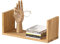 OAKERLAND Schweberegal Eiche Massiv 40cm, U-Form Wandregal Holz Wand Bücherregal für Büro, Heimdekoration, Wohnzimmer, Schlafzimmer