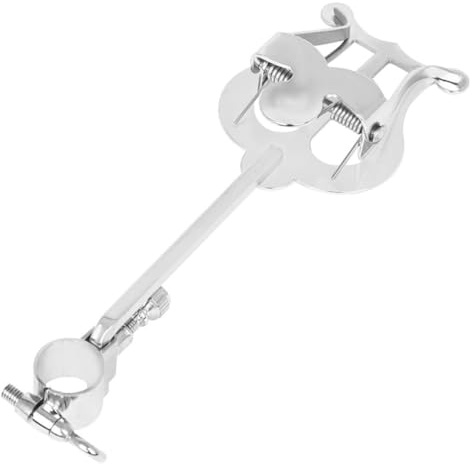 Toyvian Atril De Partituras Flip Carpetas Trompeta Soporte De Mudo Para Soporte De Música Clarinete Lira y Carpeta Flip Instrumento Carpeta De Partituras Voltear Puntaje Planchar Silver