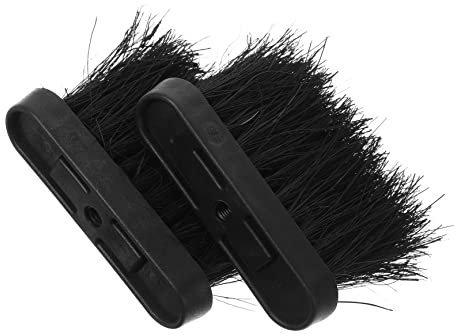 KICHOUSE 2piezas Cepillo para Limpiar Chimeneas Cabezal De Repuesto para Escoba De Mano Accesorios para Chimenea Uso Hogar Estufa De Leña