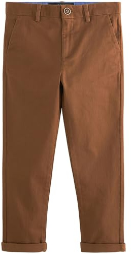 NEXT Chino stretchbyxor - smal passform, ingefära/solbränna, 5 anni