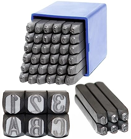 Schlagzahlen - Set 4mm 36tlg