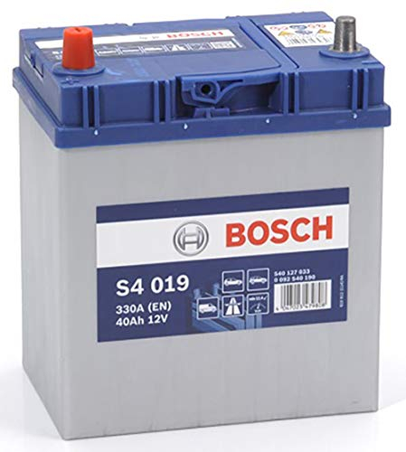 Bosch S4019 - Batterie Auto - 40A/h - 330A - Technologie Plomb-Acide - pour les Véhicules sans Système Start/Stop