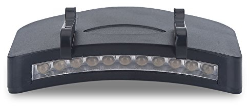 Linterna para Gorra Clip Faro, 11-LED Luz Casco con Clip para Camping Pesca Artículos De Pesca Otras Herramientas Y Accesorios De Salvamento
