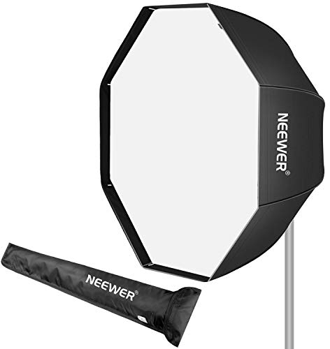 Neewer Softbox octágono de 95 cm con Bolsa de Transporte Compatible con Speedlite, Studio Flash, Caja Blanda portátil para Estudio fotográfico, Retrato de fotografía de Productos