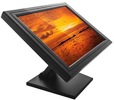 Monitor da 17 1280 x 1024VGA LCD a 4 vie per sistema di cassa, schermo per ristorante, POS USB 220 V, bar, caffè, plug & play