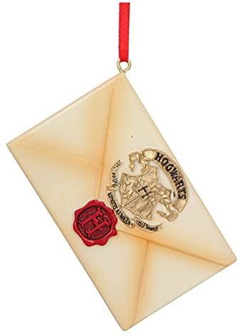 Nemesis Now Harry Potter Hogwarts Akeptance School Brief Hänge-Ornament beige, B5673T1, One Size