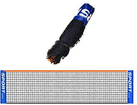 APJJ Faltbares Federballnetz, Badmintonnetz 3 4 5 6m, Tennisnetz Outdoor, Tragbares Volleyballnetz Garten für Kinder und Erwachsene(nur Federbälle ​/ Volleyball/Tennis Netz),4.1m