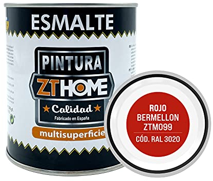 Pintura Mate Interior/Exterior/Multisuperfie para Azulejos baño Cocina, Madera, Puertas, Metal, radiadores, Muebles, Ceramica/Esmalte sintentico