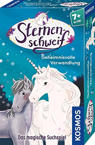 Kosmos ‎712648 Sternenschweif - Geheimnisvolle Verwandlung, Mitbringspiel für Kinder ab 7 Jahre, Kinderspiel zur beliebten Kinder-Buchreihe zum bezaubernden Einhorn