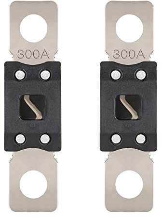 VEXUNGA MEGA Fusibili Auto 300A Mega Fusibili ANM 300 Amp Fusibile ad Alta Corrente per Autobus Roulotte Camion (2 Pezzi)