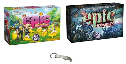 Set Tiny Epic Französische Version Dinosaurier + Zombies + 1 Blumie Deaps (Dinosaurier + Zombies)