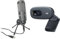 Audio-Technica 2020USB+ Cardioid Condenser Microphone (USB connection) Grey & Logitech C270 HD Webcam, HD 720p/30fps, Widescreen HD Video Calling, HD Light Correction